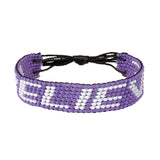 Believe Purple Bracelet