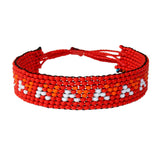 Handmade Beaded ArtiKen Fall Down. Get Up. Bracelet