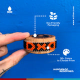 A beaded ArtiKen bracelet, handmade in Kenya, custom bracelet to your liking, 30 plus colors to choose from, comes with eco-friendly packaging. 